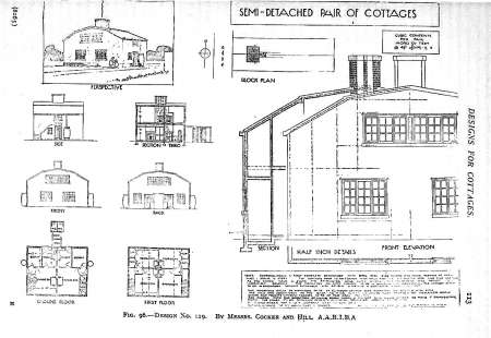 Semi-detached Pair of Cottages, Concrete Cottages Competition
