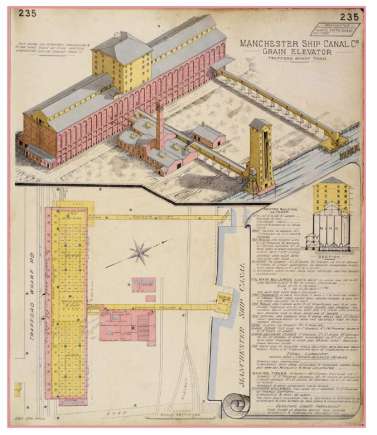 Manchester Ship Canal Grain Elevator No1, Trafford Wharf Road, Trafford Park