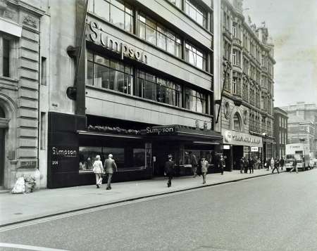 Simpson of Piccadilly: 206 Piccadilly, London