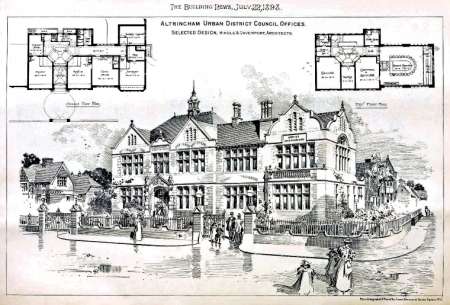 Municipal Offices, (Town Hall), Altrincham (Architectural Competition)