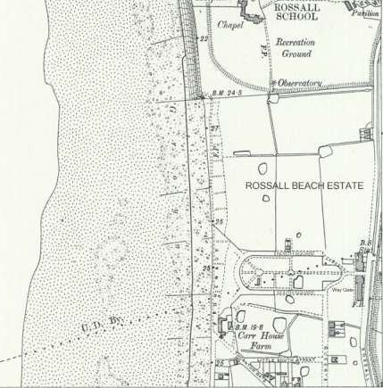 Rossall Beach Estate. Cleveleys: Proposed Layout