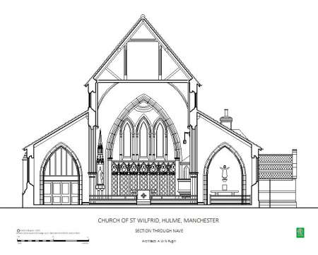 Church of St Wilfrid, Bedford Street, Hulme,  Manchester