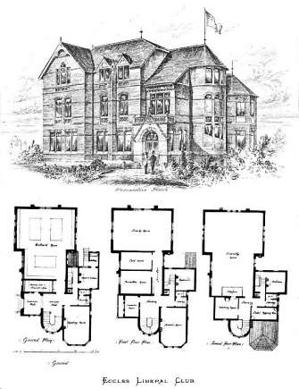 New Liberal Club, Wellington Road/Albert Street, Eccles