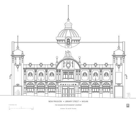 "New Pavilion," Library Street, Wigan