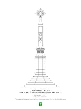 St Peter's Cross St Peter's Square Manchester