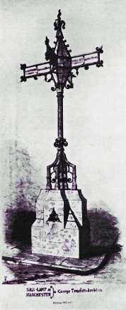 Direction Sign and Lamp. Oxford Road, All Saints, Manchester