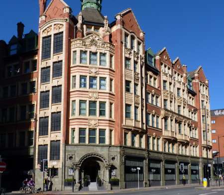 Joshua Hoyle & Sons' Warehouse. Piccadilly and Auburn Street Manchester