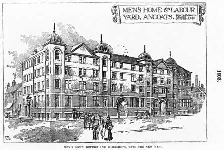 New Wing: Men's Shelter, Hood Street and Murray Street, Ancoats.