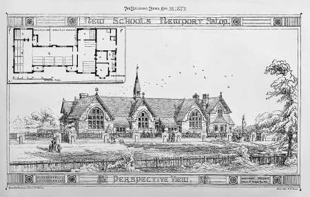 National Schools, Cemetery Road, Newport, Shropshire