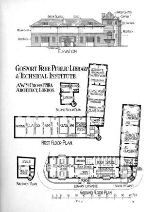 Gosport and Alverstoke Free Library, Walpole Road, Gosport