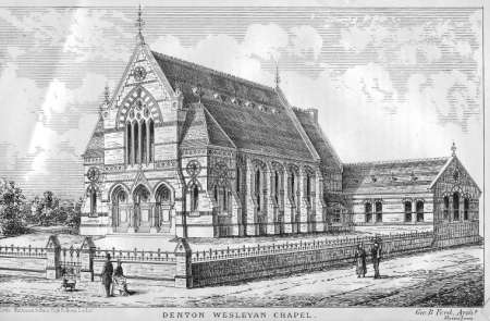 Wesleyan Chapel and Schools, Hyde Road, Denton