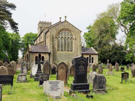 Rebuilding of Parish Church, Newchurch-in-Culcheth, near Warrington