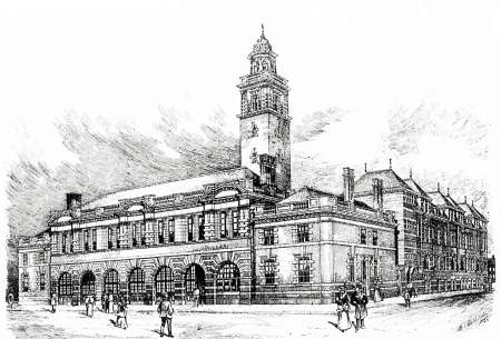 New Central Fire Brigade Station, Bootle. (Architectural Competition)