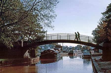 Footbridge over Bridgewater Canal Worsley (atrib)