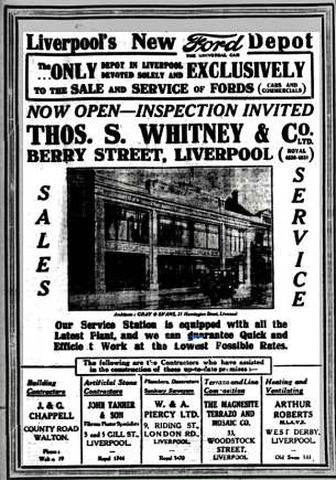 Ford Dealership Berry Street, Liverpool