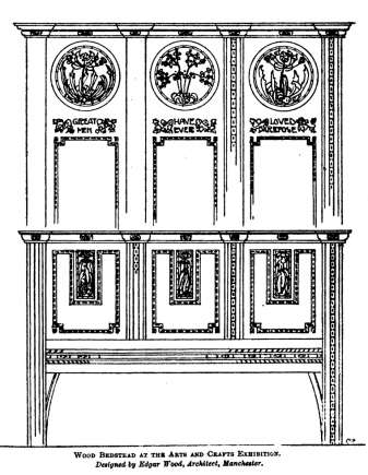 Wood Bedstead.