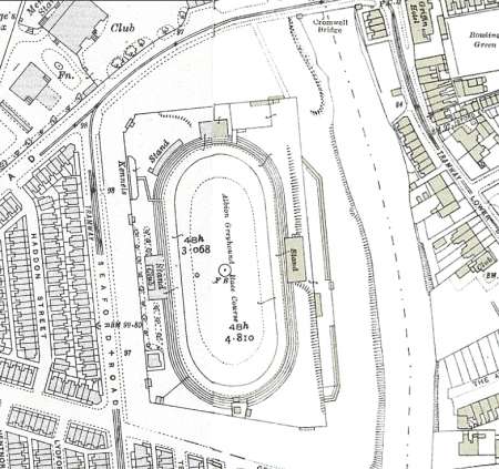 Albion Greyhound Racing Track, Cromwell Road, Salford