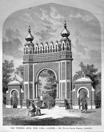 Victoria Arch Peel Park Salford